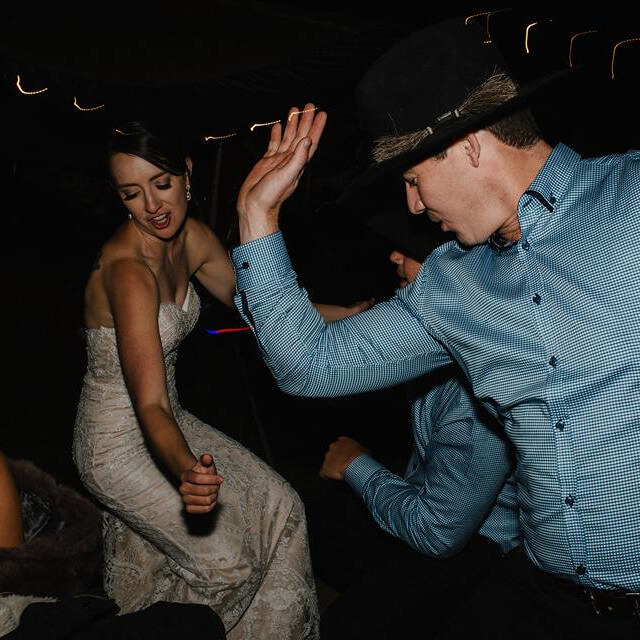 DJ Corey Dancing Wedding Guests